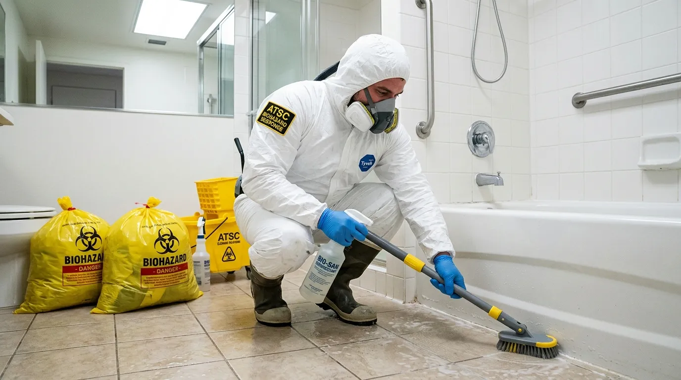 Decontamination equipment deployed for Blood Cleanup in Shawmont